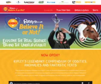 Ripleysaz.com(Ripley's Believe It or Not) Screenshot