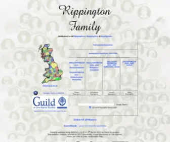 Rippington.me.uk(Rippington Family History) Screenshot