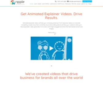 Rippleanimation.com(Best Animated Explainer Video Company) Screenshot