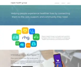 Ripplehealthgroup.com(Ripple Health Group) Screenshot