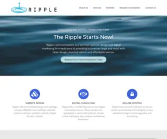 Ripplemorenow.com(Ripple Communications) Screenshot