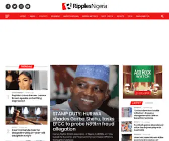 Ripplesnigeria.com(Ripples Nigeria) Screenshot