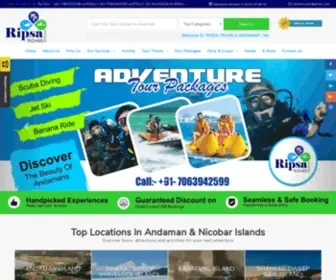 Ripsatravelsandaman.com(Ripsa Travels Andaman) Screenshot