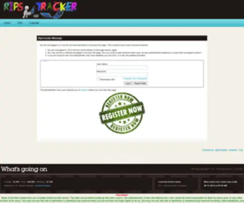 Ripstracker.com(Ripstracker #1 desi private torrent community) Screenshot