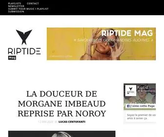 Riptidemag.fr(Riptide Mag) Screenshot