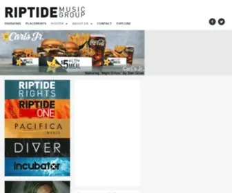 Riptidemusic.com(Music Publishing) Screenshot