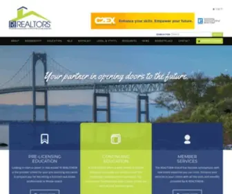 Rirealtors.org(Your Partner in Opening Doors to the Future) Screenshot