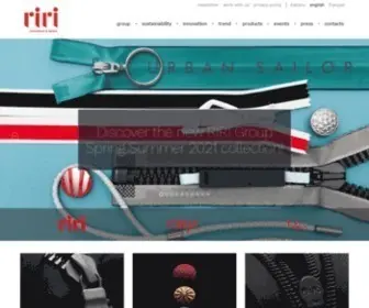 Riri.com(RIRI excellence in details) Screenshot