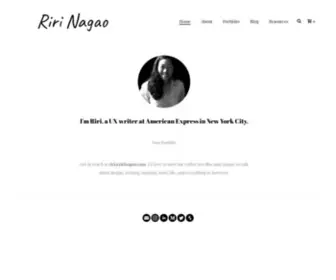 Ririnagao.com(Riri Nagao) Screenshot