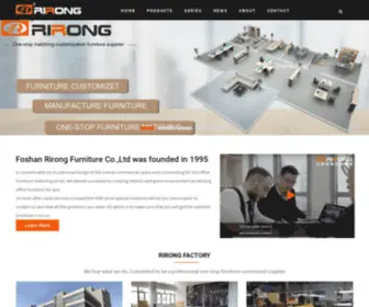 Rirongfurn.com(Foshan Rirong Furniture Co) Screenshot