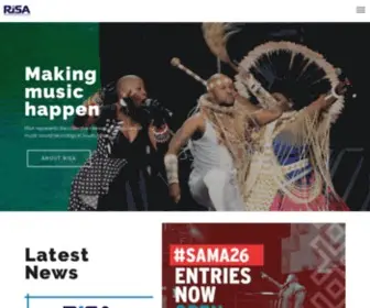 Risa.org.za(Risa Landing Page) Screenshot