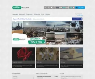 Risaletradyo.com(Diyanet Risalet Radyo Resmi Web Sitesi) Screenshot