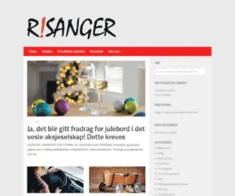Risanger.no(Næringsdrivende) Screenshot