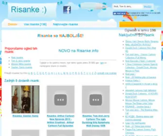Risanke.info(Poglej si risanko) Screenshot