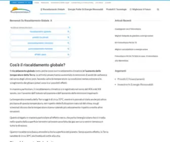 RiscaldamentoGlobale.it(Riscaldamento Globale e Surriscaldamento) Screenshot