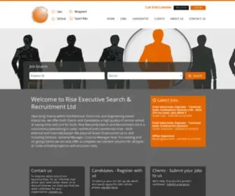 Rise-Exec.com(Rise Executive Search & Recruitment Ltd) Screenshot