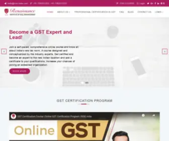 Rise-India.com(GST Course) Screenshot