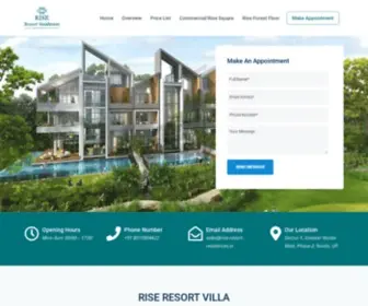 Rise-Resort-Residences.in(Rise Resort Residences Greater Noida West) Screenshot