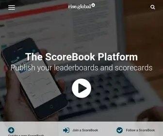 Rise.global(Sales Leaderboard and Dashboard Publishing Tool) Screenshot