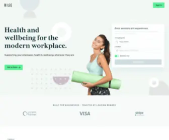 Rise.today(The Employee Health & Wellbeing Platform) Screenshot