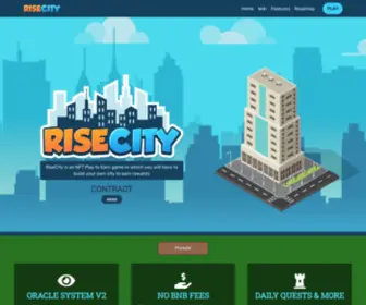 Risecity.io(NFT Play to Earn Game) Screenshot