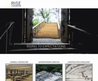 Riseconstruct.com(Rise Construction) Screenshot