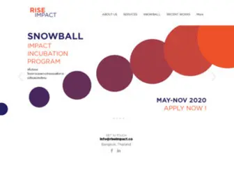 Riseimpact.co(We rise for systemic change) Screenshot