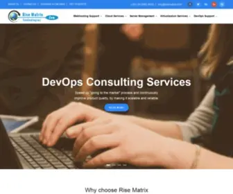 Risematrix.com(DevOps Consulting Company) Screenshot