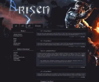Risen.cz(Risen fansite) Screenshot