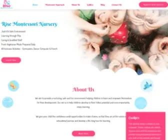 Risenursery.com(Rise Montessori Nursery) Screenshot