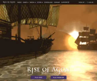 Riseofagon.com(Rise of Agon) Screenshot