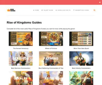 Riseofkingdoms.guide(Rise of Kingdoms Guides) Screenshot
