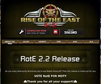 Riseoftheeastmod.com(Brand) Screenshot