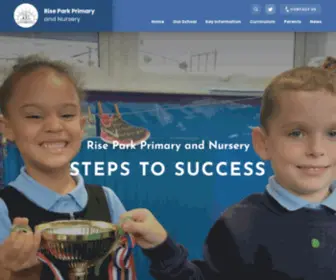 Riseparkprimaryschool.co.uk(Rise Park Primary and Nursery Home) Screenshot