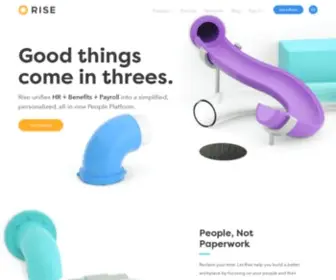 Risepeople.com(Simplified, Personalized All) Screenshot
