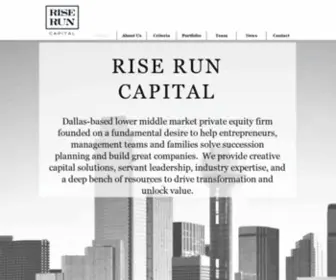 Riseruncapital.com(Riserun Capital Home) Screenshot