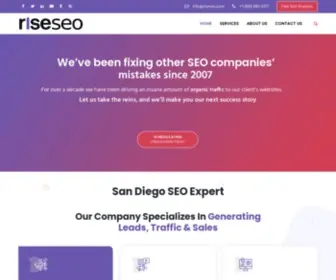 Riseseo.com(San Diego SEO Expert) Screenshot