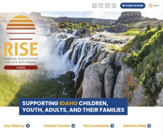 Riseservicesincid.org(RISE Services) Screenshot