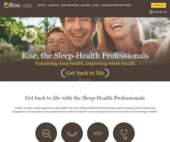 Risesleephealth.com.au(Sleep Clinic and Sleep Disorders Gold Coast) Screenshot