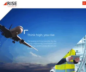 Risetechnicalrecruitment.co.uk(Rise Technical Recruitment) Screenshot