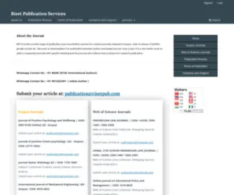 Risetpub.com(Riset Publication Services) Screenshot