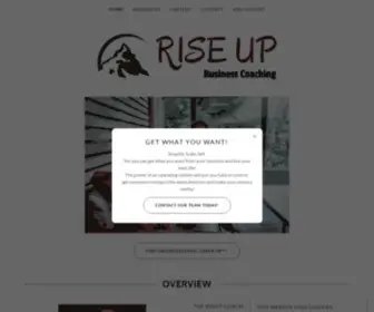 Riseupbc.com(Rise Up Business Coaching) Screenshot