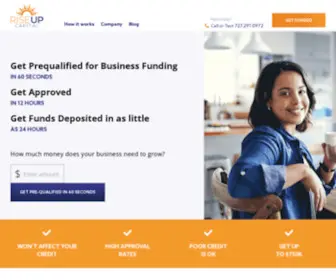 Riseupcapital.com(Rise Up Capital) Screenshot