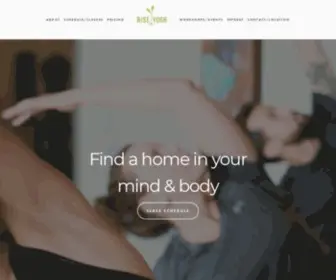 Riseyogamn.com(Rise Yoga) Screenshot