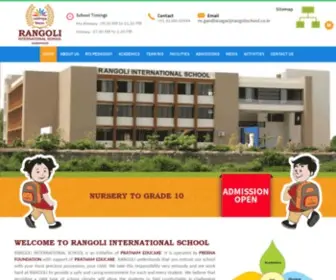 Risgandhinagar.in(Rangoli international school) Screenshot