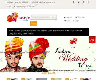 Rishabhsafa.com(Online Turban Store) Screenshot