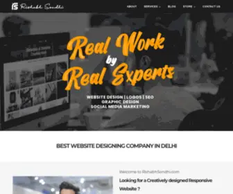 Rishabhsondhi.com(Best Website Designing Company in Delhi) Screenshot