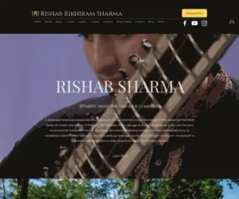 Rishabsharma.com(Rishab Rikhiram Sharma) Screenshot