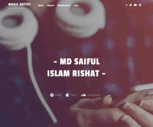 Rishatislam.com(Md Saiful Islam Rishat) Screenshot