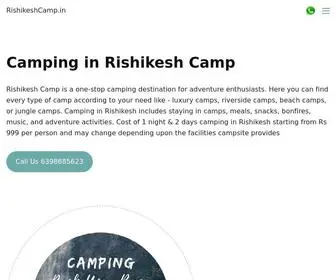 Rishikeshcamp.in(Rishikesh Camp) Screenshot